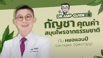 กัญชา คุณค่าสมุนไพรจากธรรมชาติ by หมอแอมป์